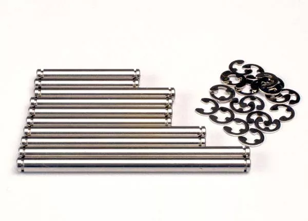 Stainless Steel Suspension Pin Set (w/ E-Clips)