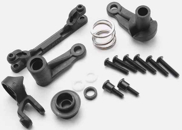 Steering Bellcranks/ Servo Saver/ Servo Saver Spring/ Servo Spring Retainer (Requires 5x11mm BB (2))