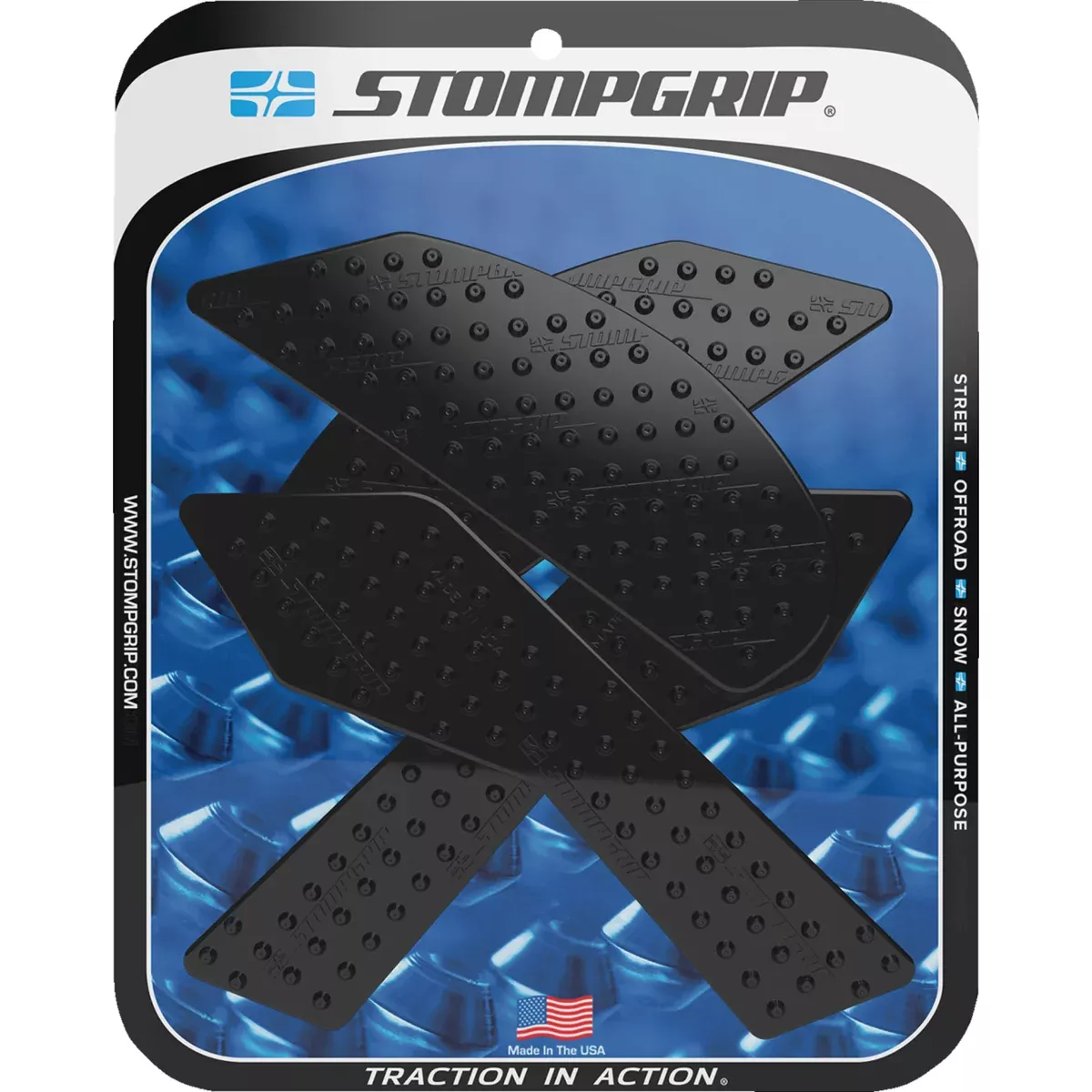 Stompgrip Sticker Kit - 55-10-0144B Kawasaki 900 2017-2025