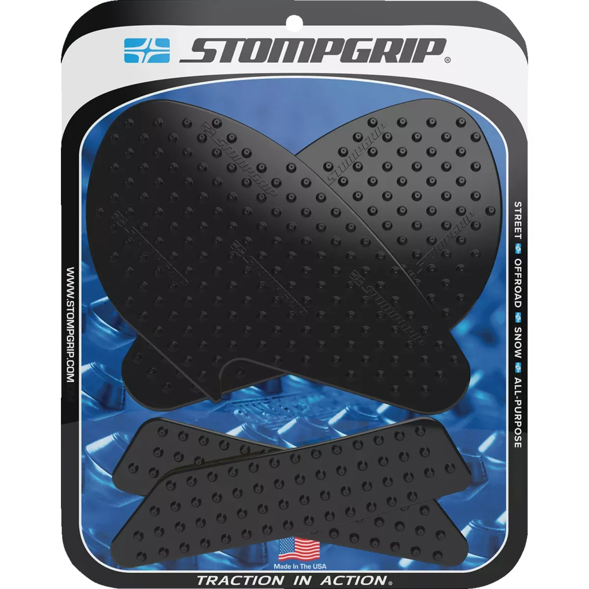 Stompgrip Sticker Kit - 55-10-0163B Yamaha R3 2019-2025