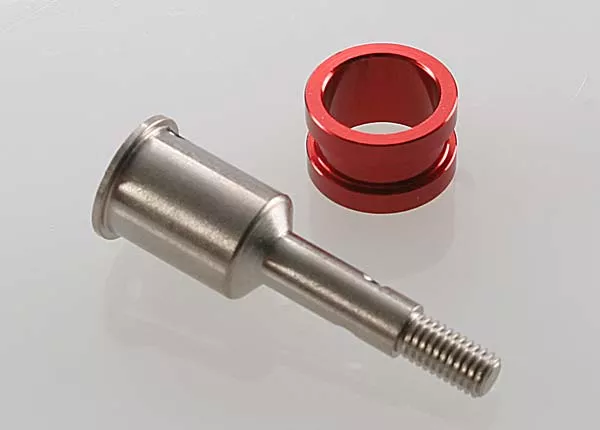 Stub Axle, (1)/ Axle Sleeve (1) Revo/Maxx (Steel Constant-Velocity Driveshaft)