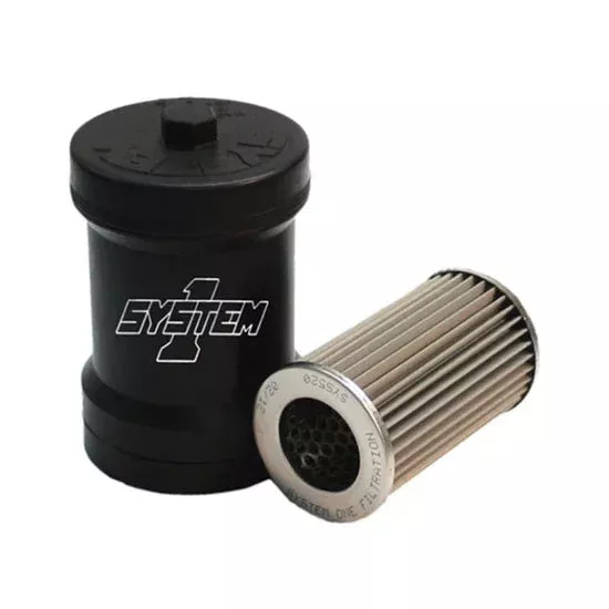 System One Billet Fuel Filter – 10-Micron No Bypass 209-510B