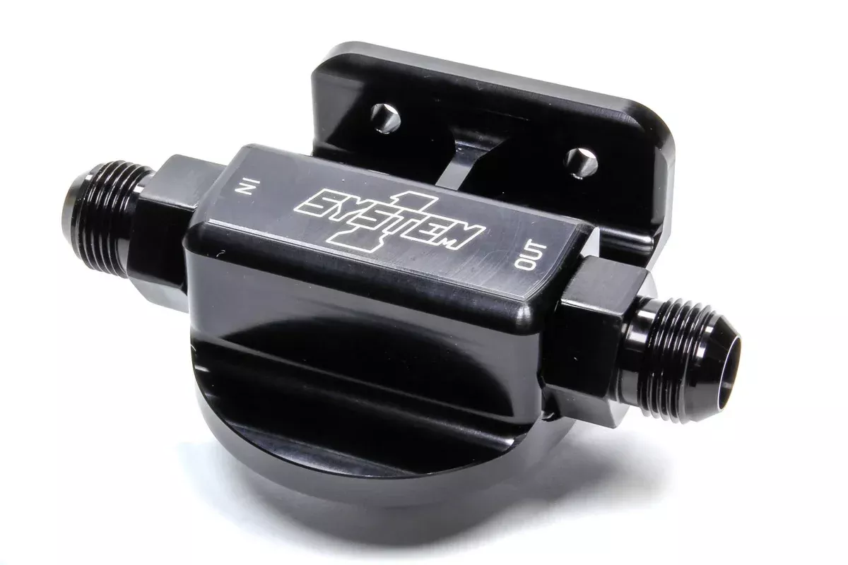 System One Remote Oil Filter Mount w/LH Side 12an Port 222-90007-12B