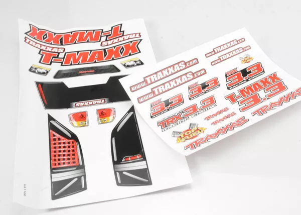 T-Maxx 3.3 Decal Sheets (Long Wheelbase)(Model 4908)