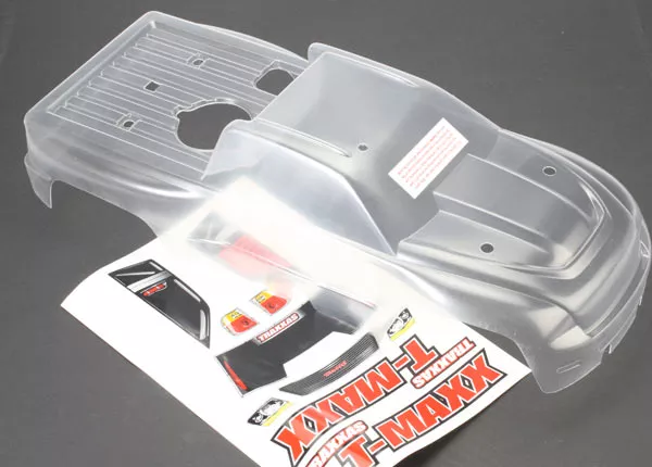 T-Maxx Body (Long Wheelbase) with Window/ Lights Decal Sheet