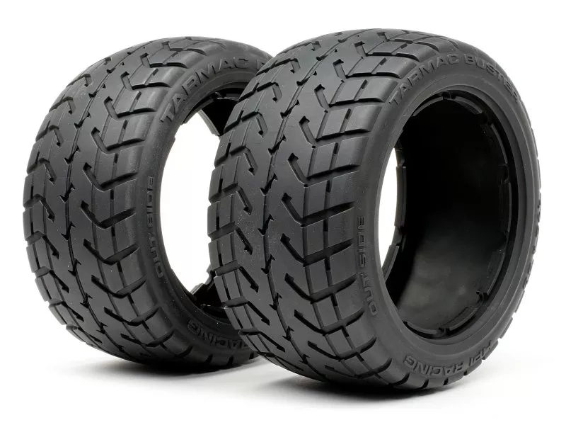 Tarmac Buster Tire, M Compound, 170x80mm, (2pcs), Baja 5B