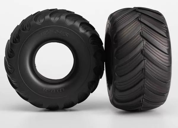 Terra Groove Tires (Dual Profile 5.3"x2.7"- 2.0") (2)/ Foam Inserts (2)