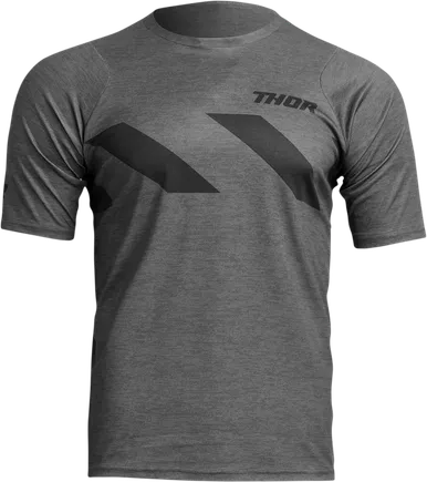 Thor Assist Hazard Jersey Short Sleeve Heather Charcoal Black
