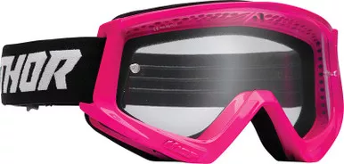 Thor Combat Flo Pink Black Racer Goggles