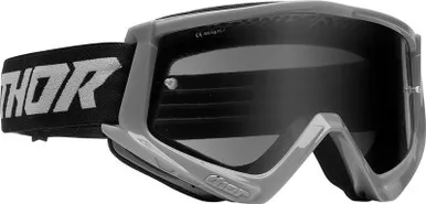Thor Combat Gray Black Sand Racer Goggles