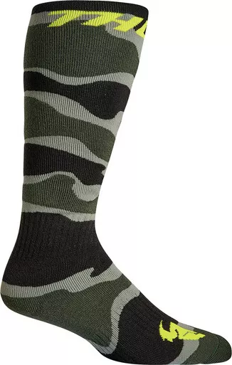 Thor MX Camo Green Acid Socks