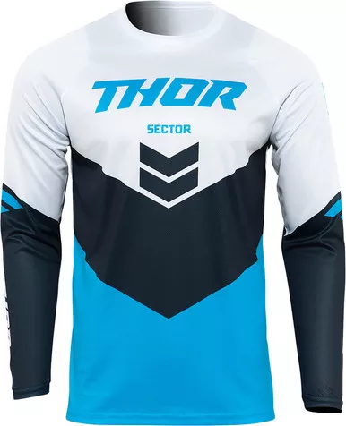 Thor Sector Blue Midnight Chevron Jersey