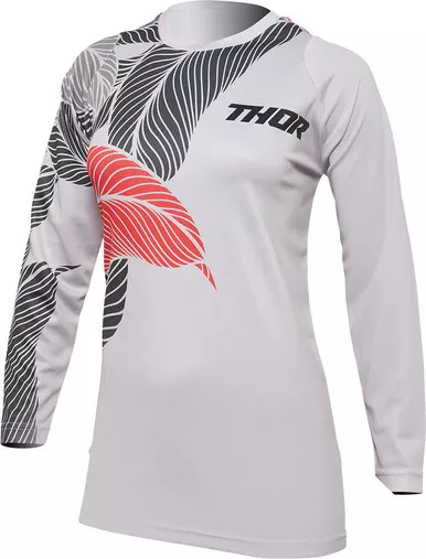 Thor Sector Light Gray Fire Coral Urth Womens Jersey