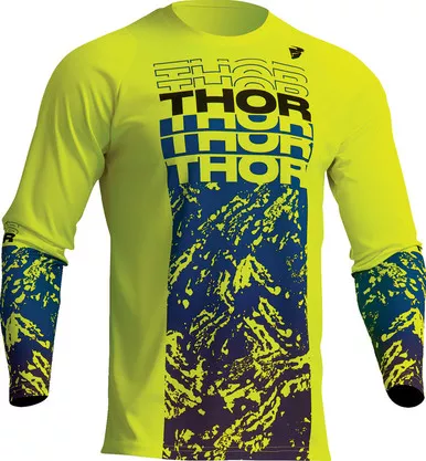 Thor Youth Sector Atlas Aqua Black Jersey