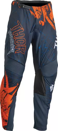 Thor Youth Sector Gnar Midnight Orange Pants