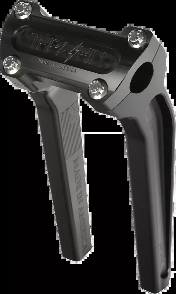 Thrashin Supply CO. Handlebar Risers – Pull Back – 9-1/2″ – Black