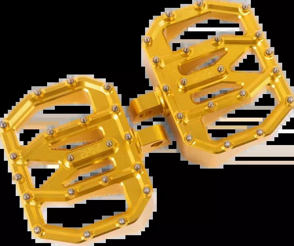 Thrashin Supply CO. Mini Aggressor Floorboards - Gold - Rear