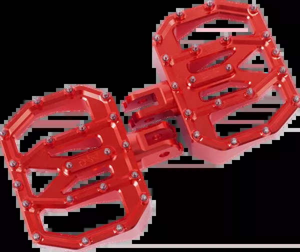 Thrashin Supply CO. Mini Aggressor Floorboards – Red – Front