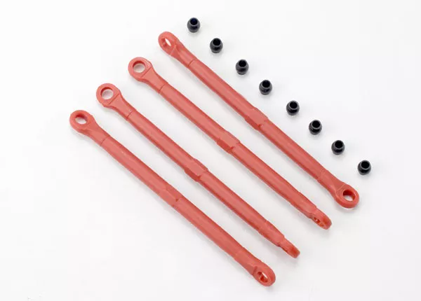 Toe Links, Front & Rear (Molded Composite) (4)/ Hollow Balls (8) (Red or Green)