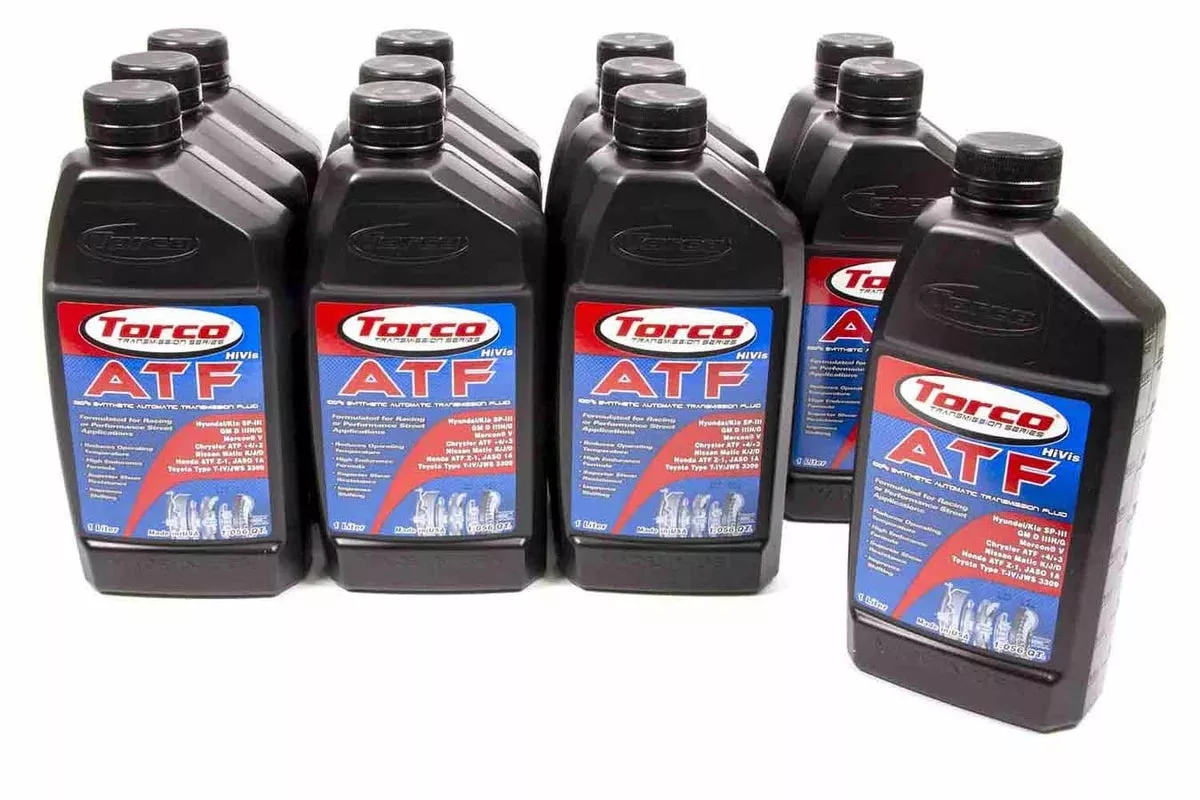 Torco Racing Oils ATF HiVis Synthetic Auto Trans Fluid Case/12 A220085C