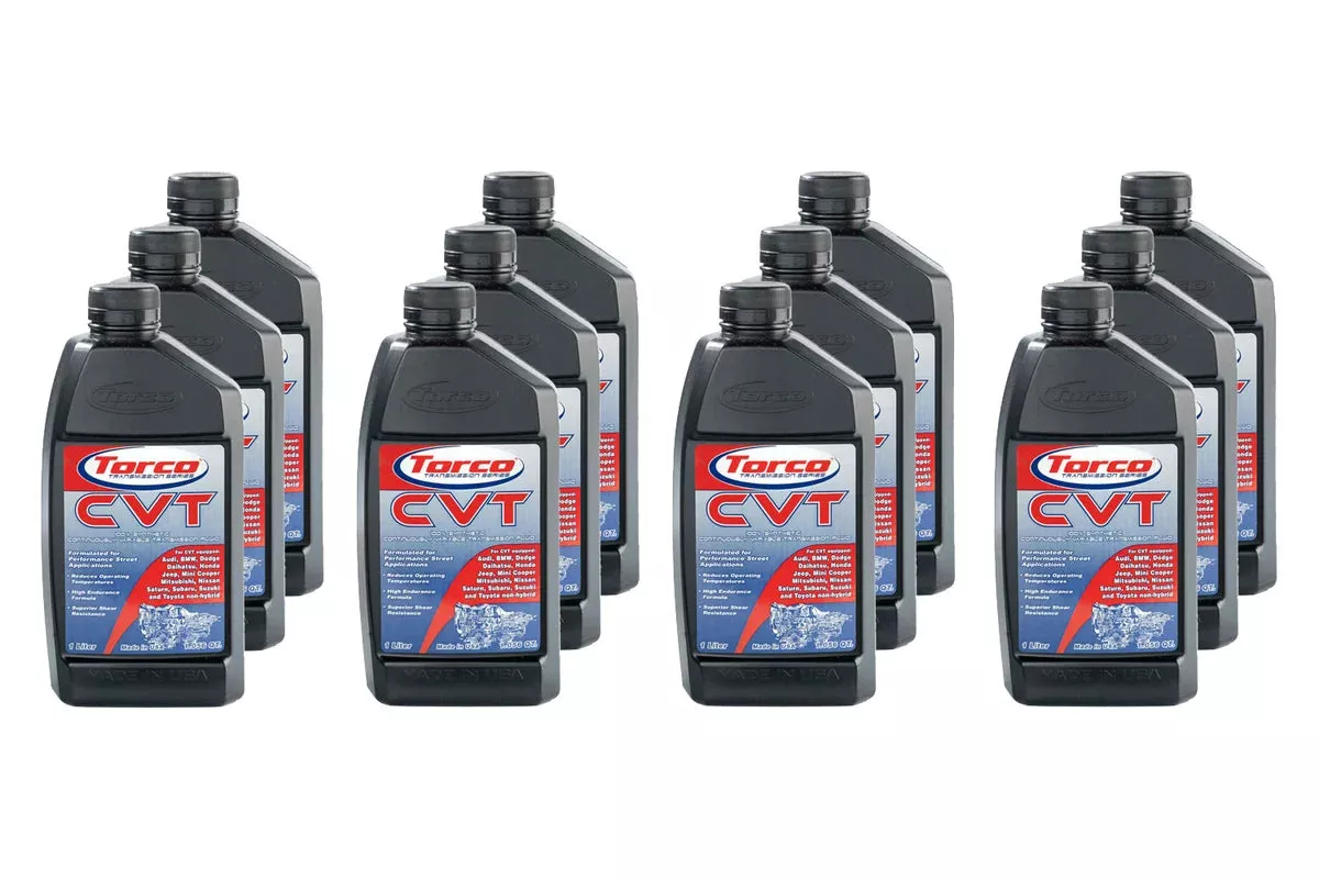 Torco Racing Oils CVT Transmission Fluid Case 12x1-Liter A220070C