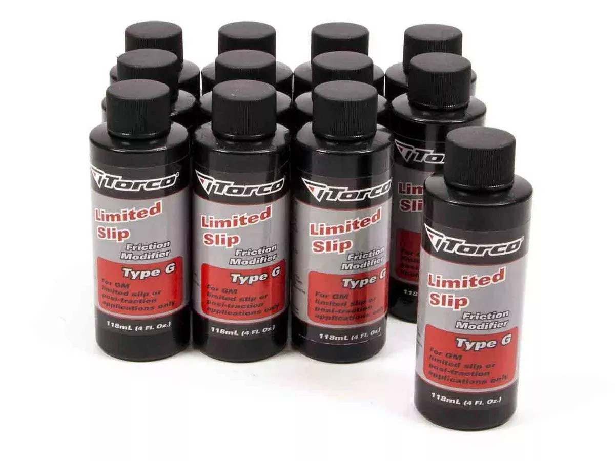 Torco Racing Oils Limited Slip Additive Type G Case/12-4oz AFM0010J fits Gm