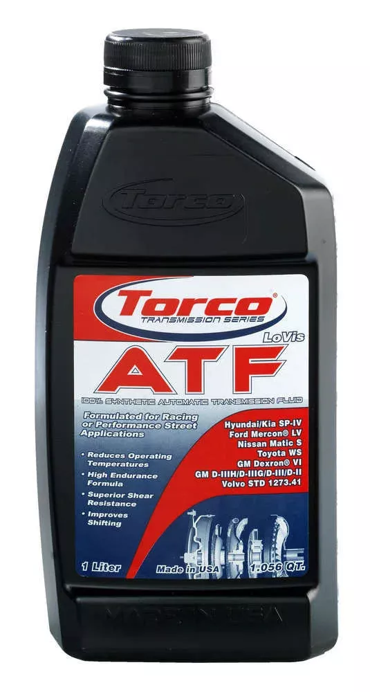 Torco Racing Oils LoVis ATF Transmission Fluid 1-Liter A220065CE