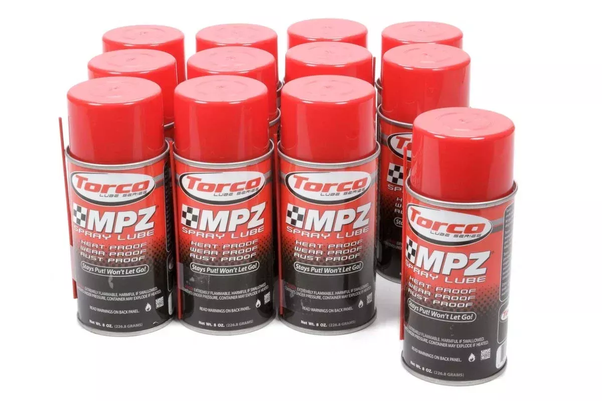 Torco Racing Oils MPZ Spray Lube Case 12 x 8oz. Can A560000M