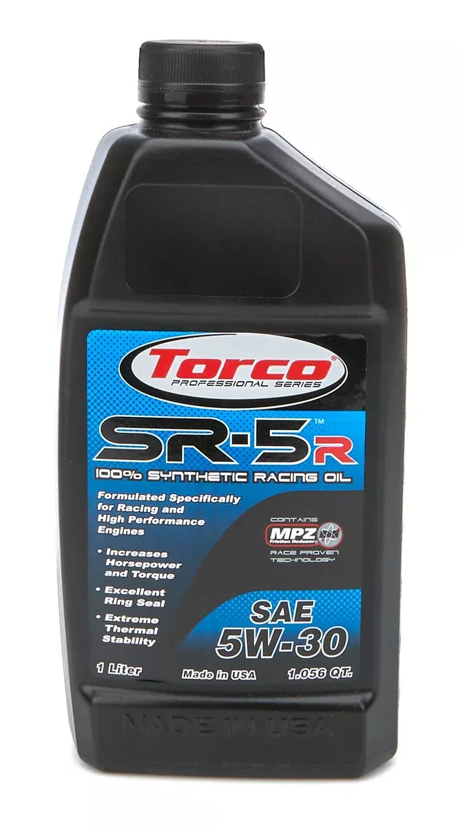 Torco Racing Oils SR-5R Synthetic Oil 5W30 1 Liter A150530CE