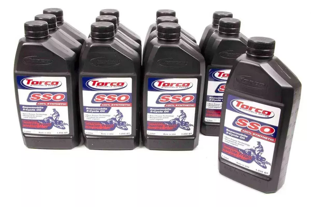 Torco Racing Oils SSO Synthetic 2 Cycle Snowmobile Oil Case/12 S960066C