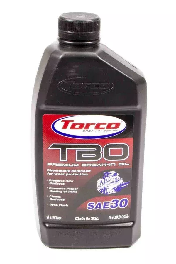 Torco Racing Oils TBO 30W Premium Break-In Oil 1 Liter Bottle A100030CE