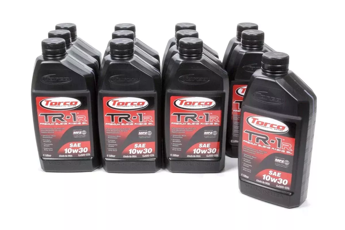 Torco Racing Oils TR-1R Racing Oil 10W30 Case 12x1-Liter A141030C