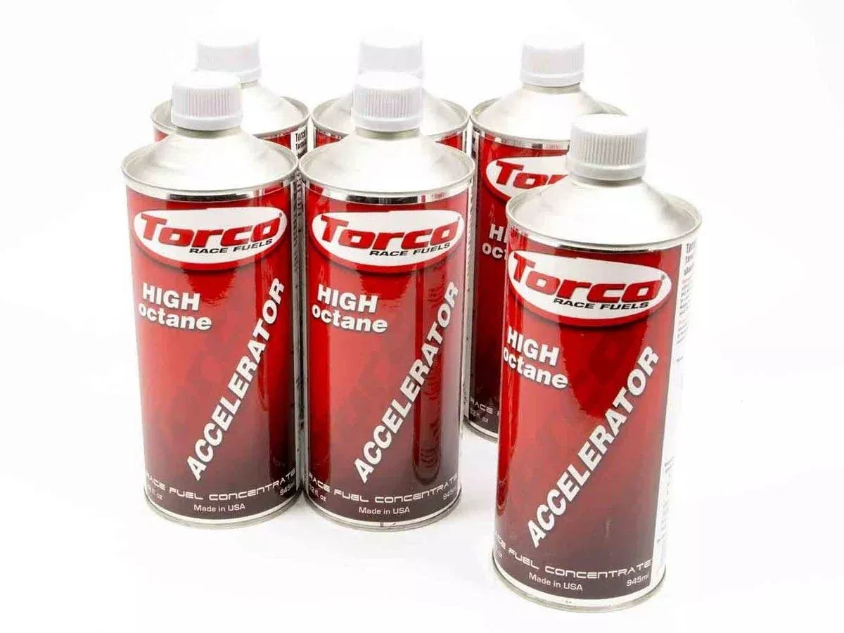 Torco Racing Oils Unleaded Fuel Accelerator Case/6-32oz Bottle F500010T
