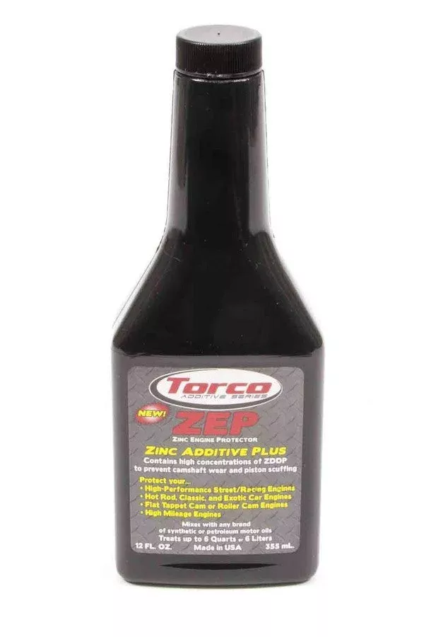 Torco Racing Oils ZEP Oil Additive w/ Zinc 12oz A010033LE