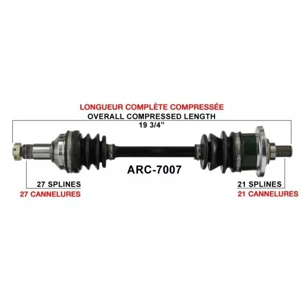 Trakmotive Complete Axle