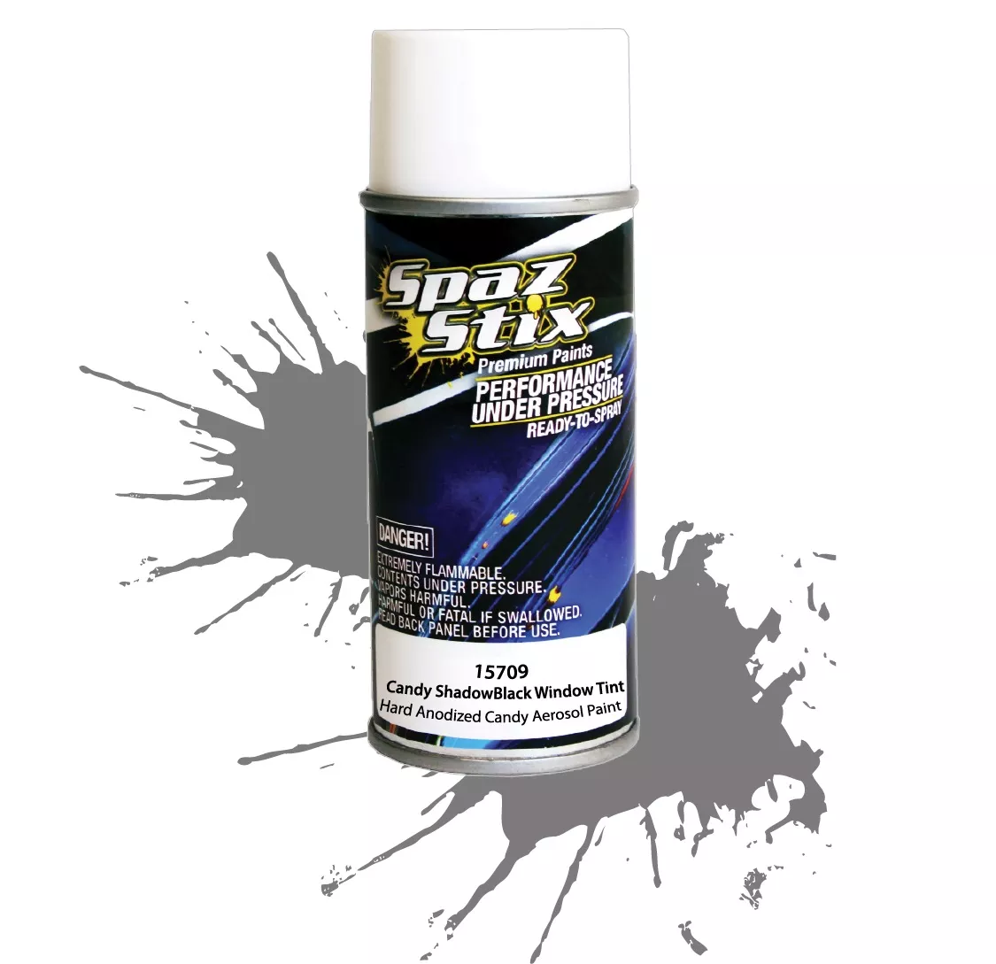 Translucent Black Aerosol Paint, for Window Tint/Drop Shadows, 3.5oz Can