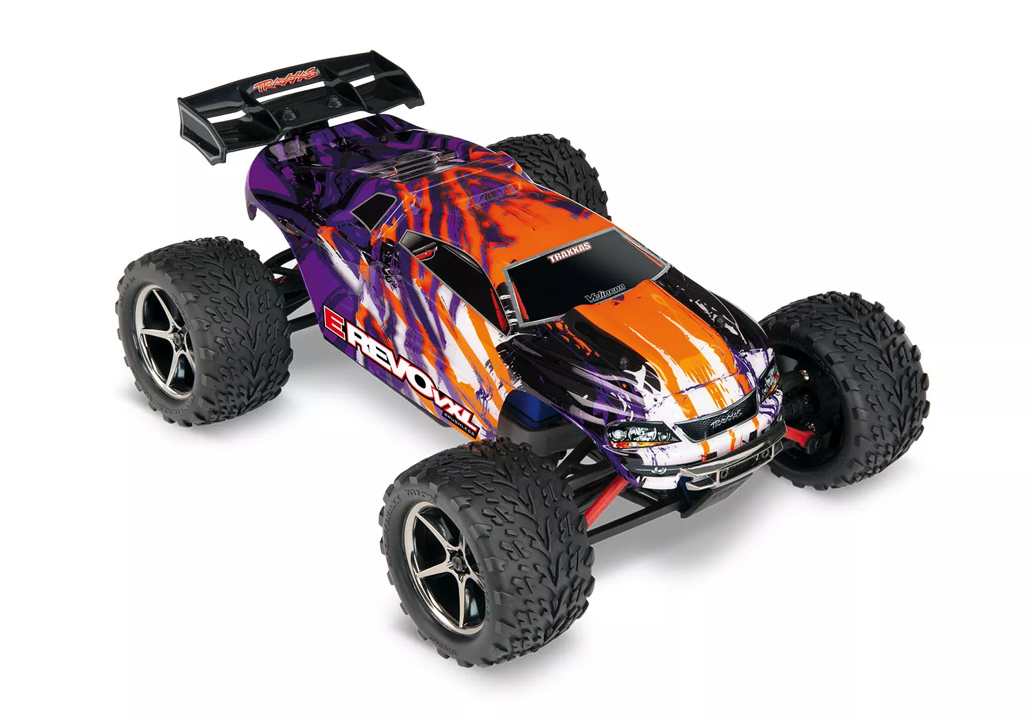 Traxxas E-REVO VXL 4WD 1/16 RTR Truck with TSM (Velineon Brushless) Includes 6-cell Power Cell iD NiMH Battery & 2 Amp Peak DC Charger