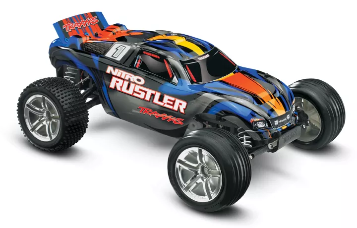 Traxxas Rustler 1/10 2WD Stadium Truck with TSM (Nitro)