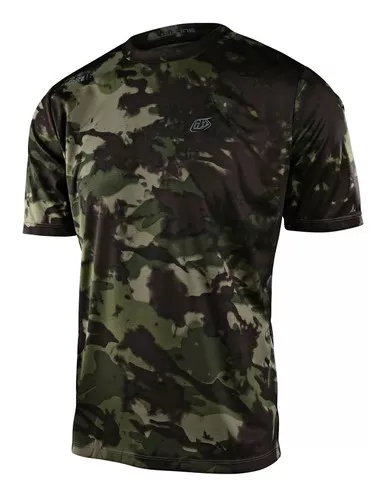 Troy Lee Designs Flowline Covert Army Green SS Jersey