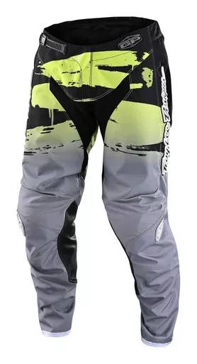 Troy Lee Designs GP Brushed Black Glo Green Pant