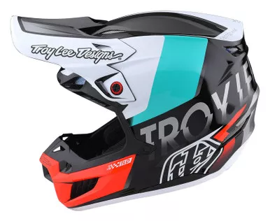 Troy Lee Designs Se5 Composite Qualifier Red Black Helmet