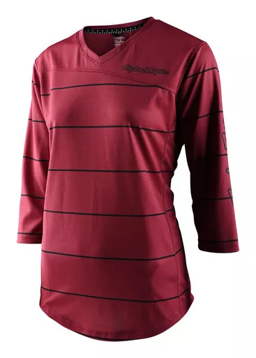 Troy Lee Designs Womens Mischief Jersey Pinstripe Elderberry