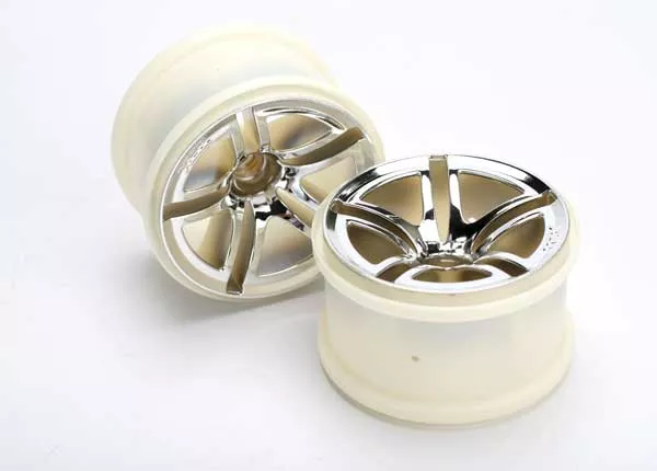 Twin-Spoke 2.8" Chrome Front Wheels (2) (Nitro)