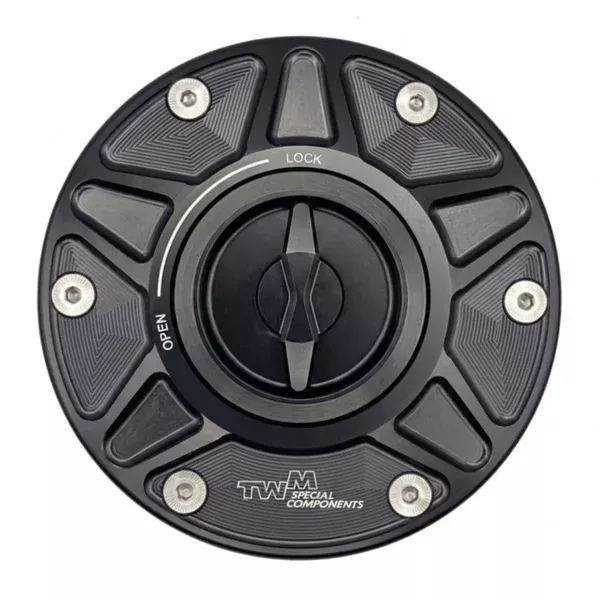 TWM Quick Action CNC Aluminum Gas Cap For Harley Davidson – THDPR.01