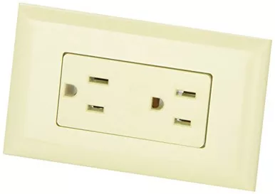 Valterra DG15IVVP Ivory 15 Amp Decor Speed Box Receptacle, Off-White