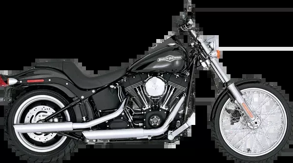 Vance & Hines 3″ Twin Slash Slip-On Muffler – Chrome