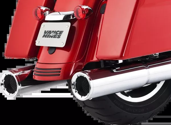 Vance & Hines Hi-Output Slip-On Mufflers – Chrome – FL