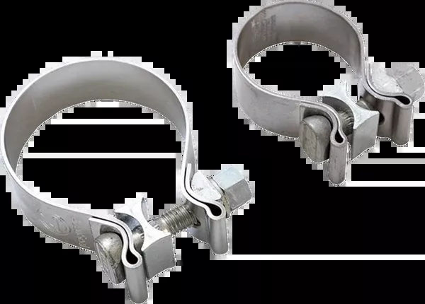 Vance & Hines Slip-On Muffler Clamps – M8 Touring