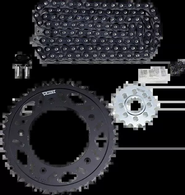 Vortex Chain And Sprocket Kit – WSS – Black – Yamaha YZF-R1/M