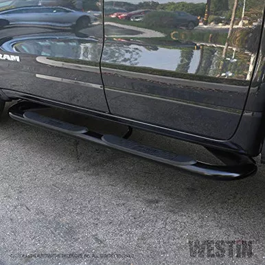 Westin 21-4085 Platinum 4 Oval Nerf Step Bars Fits 19-22 1500